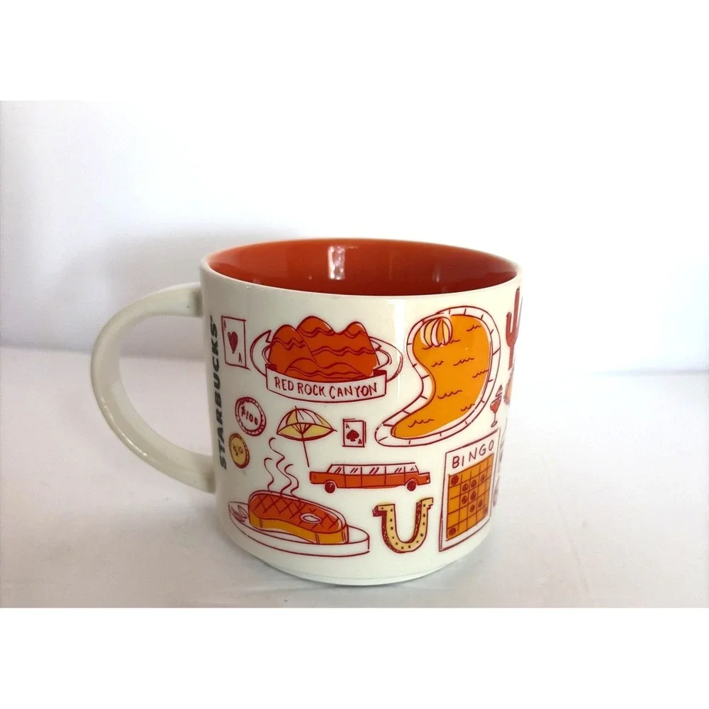 2018 Starbucks Las Vegas Coffee Mug Been There Series Across The Globe 14oz